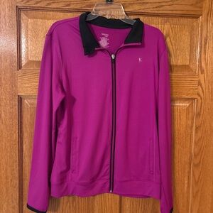 Danskin Magenta Bomber Jacket